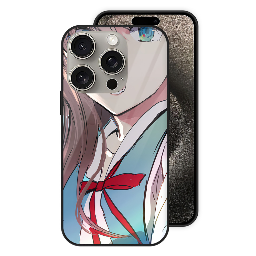 （画像用） EVA 新世紀エヴァンゲリオン 【iPhone15Pro対応】スマホケース 耐衝撃＆黄変防止 背面ガラス