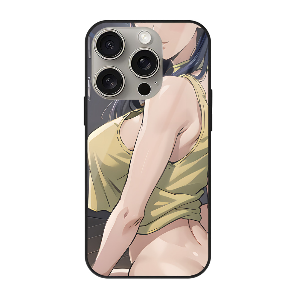 （画像用） EVA 新世紀エヴァンゲリオン 【iPhone15Pro対応】スマホケース 耐衝撃＆黄変防止 背面ガラス