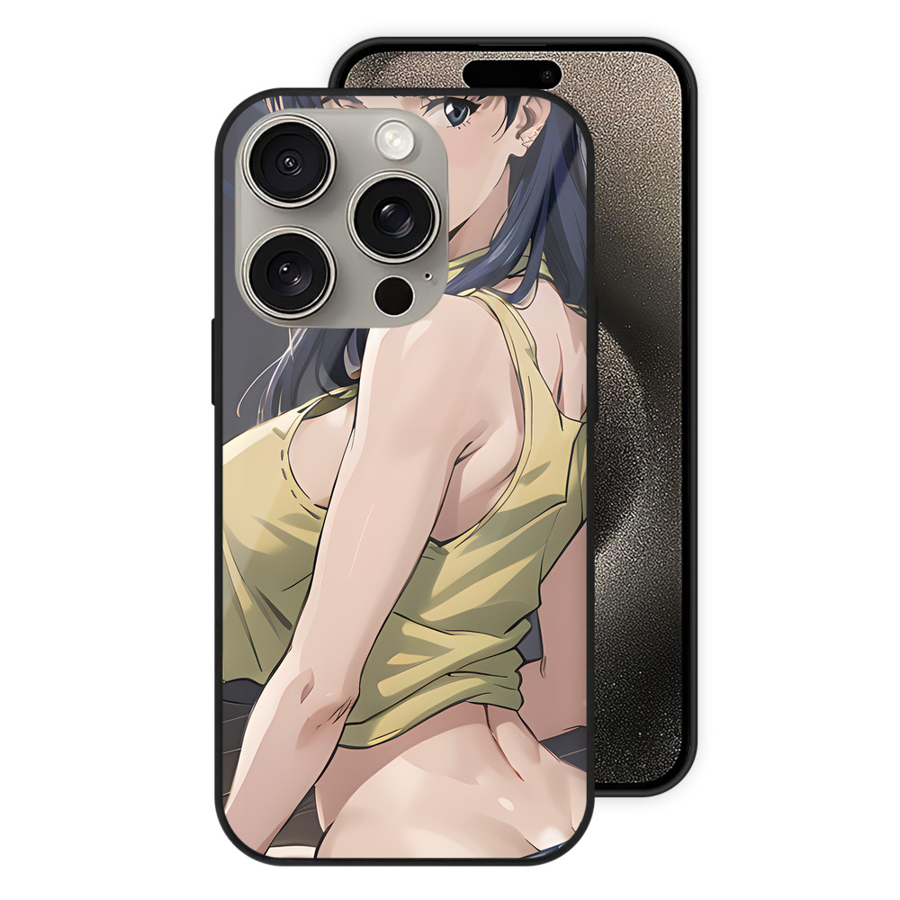 （画像用） EVA 新世紀エヴァンゲリオン 【iPhone15Pro対応】スマホケース 耐衝撃＆黄変防止 背面ガラス
