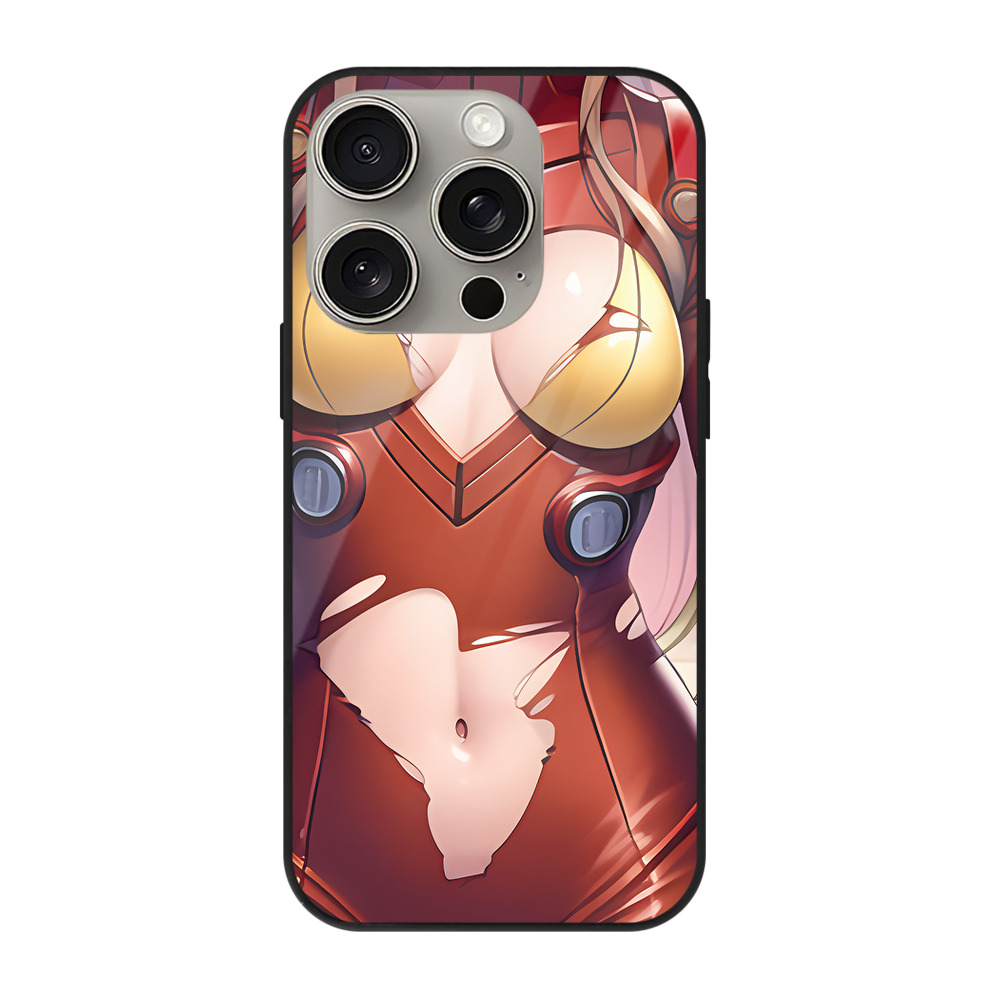 （画像用） EVA 新世紀エヴァンゲリオン 【iPhone15Pro対応】スマホケース 耐衝撃＆黄変防止 背面ガラス