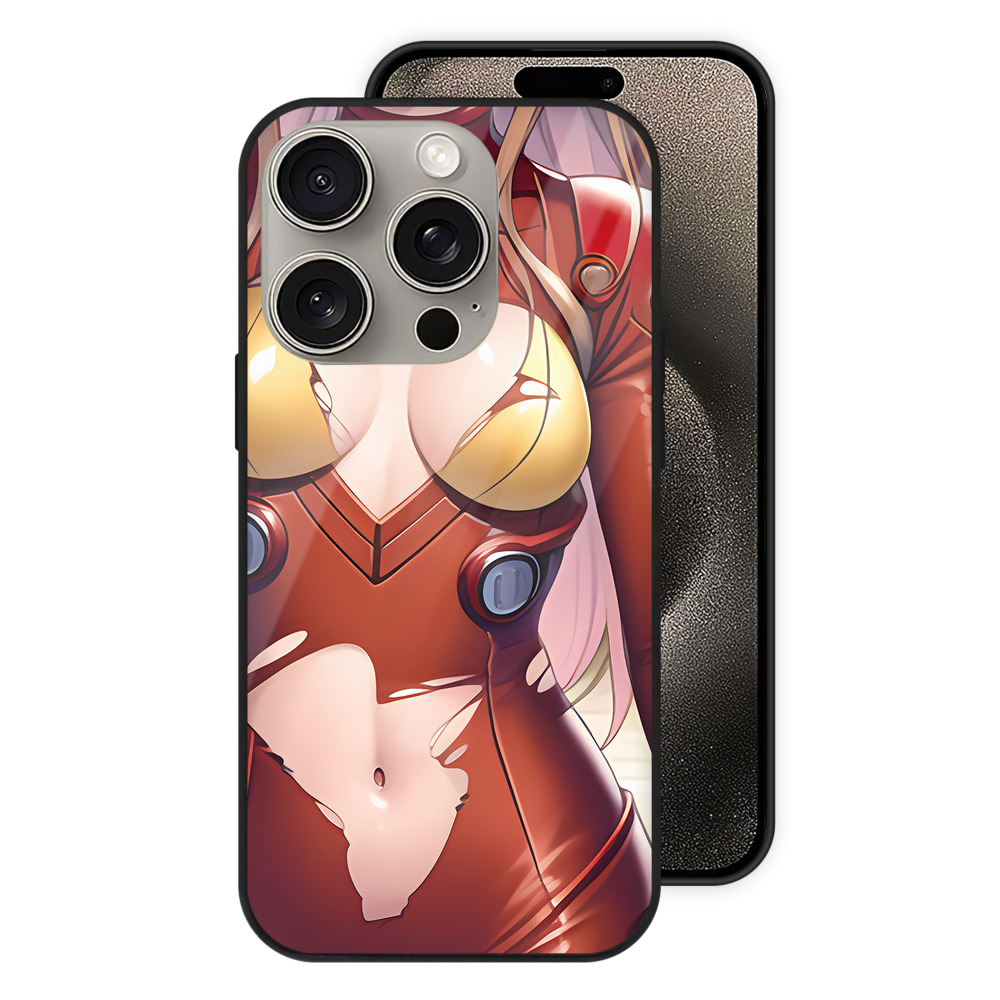 （画像用） EVA 新世紀エヴァンゲリオン 【iPhone15Pro対応】スマホケース 耐衝撃＆黄変防止 背面ガラス