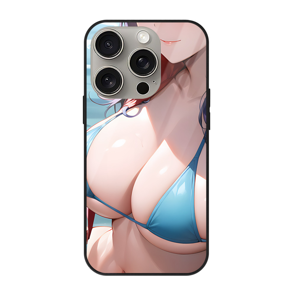 （画像用） EVA 新世紀エヴァンゲリオン 【iPhone15Pro対応】スマホケース 耐衝撃＆黄変防止 背面ガラス