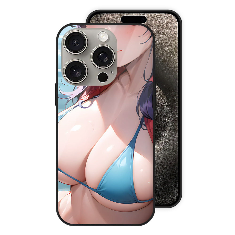 （画像用） EVA 新世紀エヴァンゲリオン 【iPhone15Pro対応】スマホケース 耐衝撃＆黄変防止 背面ガラス