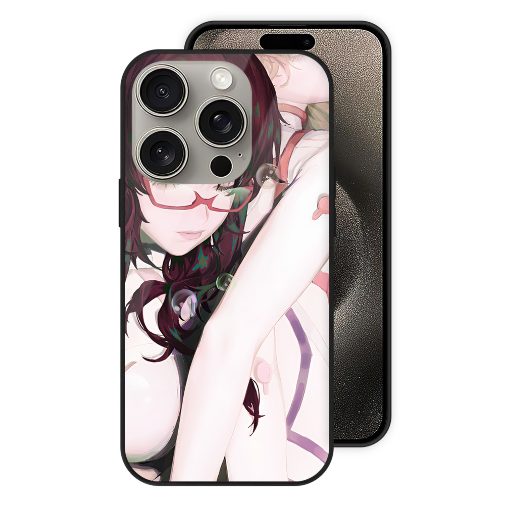 （画像用） EVA 新世紀エヴァンゲリオン 【iPhone15Pro対応】スマホケース 耐衝撃＆黄変防止 背面ガラス