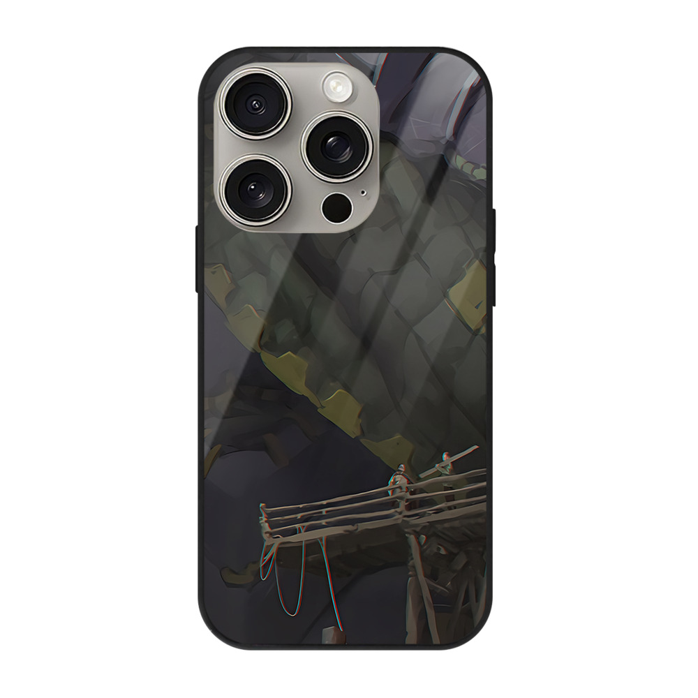 （画像用） EVA 新世紀エヴァンゲリオン 【iPhone15Pro対応】スマホケース 耐衝撃＆黄変防止 背面ガラス