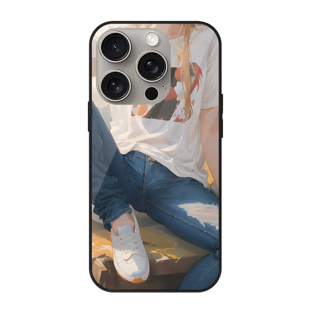 （画像用） EVA 新世紀エヴァンゲリオン 【iPhone15Pro対応】スマホケース 耐衝撃＆黄変防止 背面ガラス