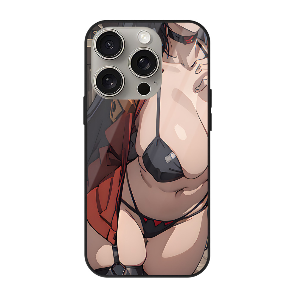 （画像用） EVA 新世紀エヴァンゲリオン 【iPhone15Pro対応】スマホケース 耐衝撃＆黄変防止 背面ガラス