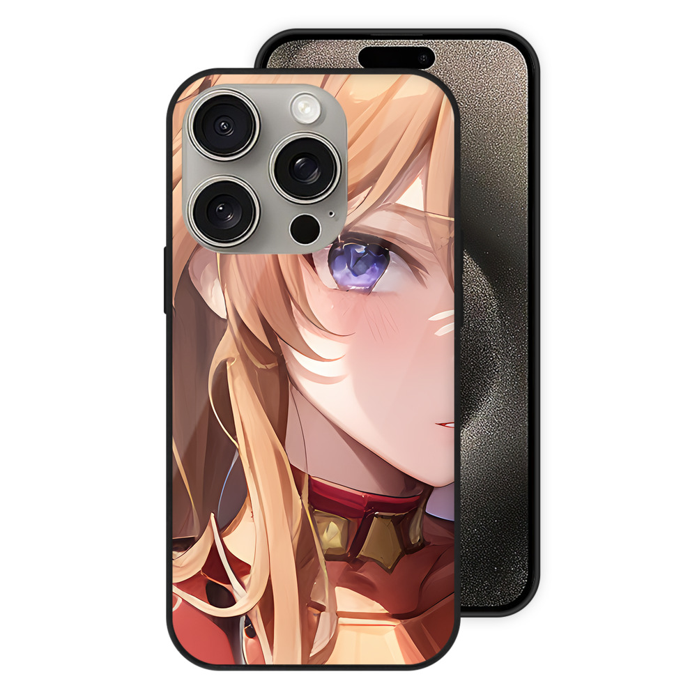 （画像用） EVA 新世紀エヴァンゲリオン 【iPhone15Pro対応】スマホケース 耐衝撃＆黄変防止 背面ガラス