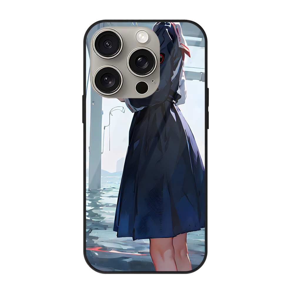 （画像用） EVA 新世紀エヴァンゲリオン 【iPhone15Pro対応】スマホケース 耐衝撃＆黄変防止 背面ガラス