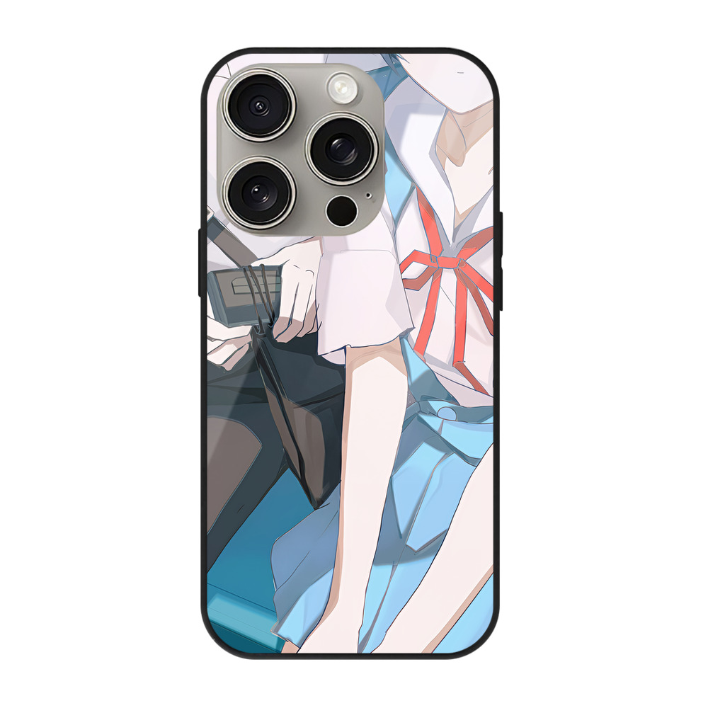 （画像用） EVA 新世紀エヴァンゲリオン 【iPhone15Pro対応】スマホケース 耐衝撃＆黄変防止 背面ガラス