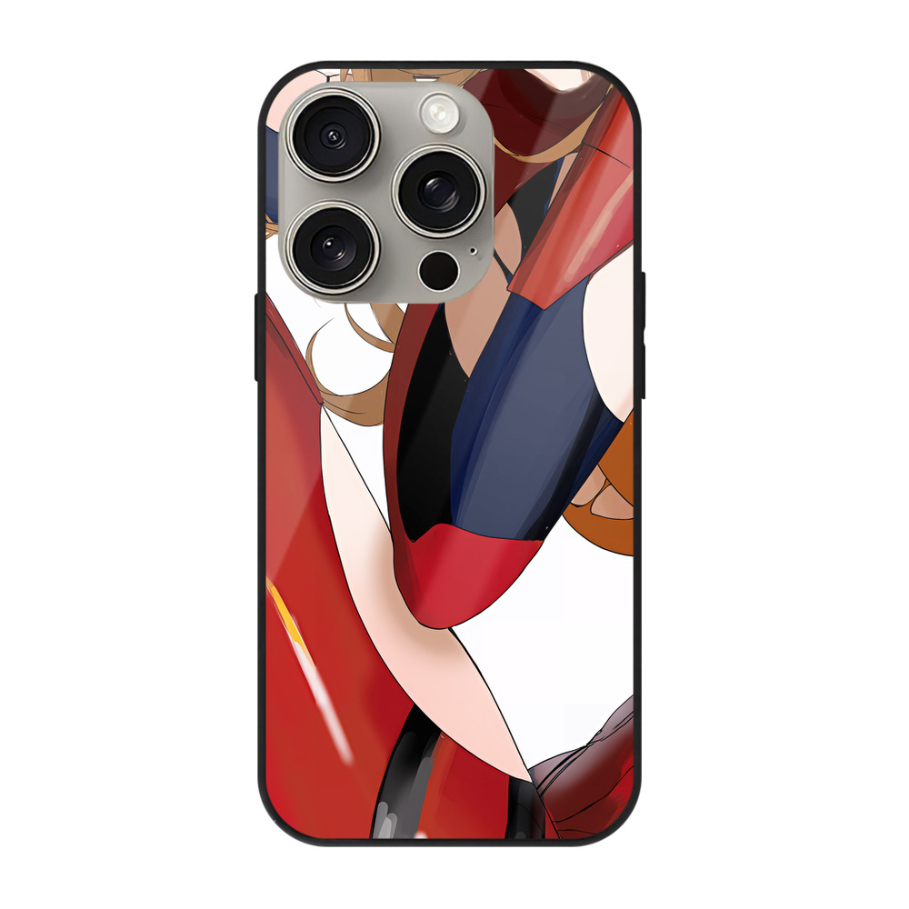 （画像用） EVA 新世紀エヴァンゲリオン 【iPhone15Pro対応】スマホケース 耐衝撃＆黄変防止 背面ガラス