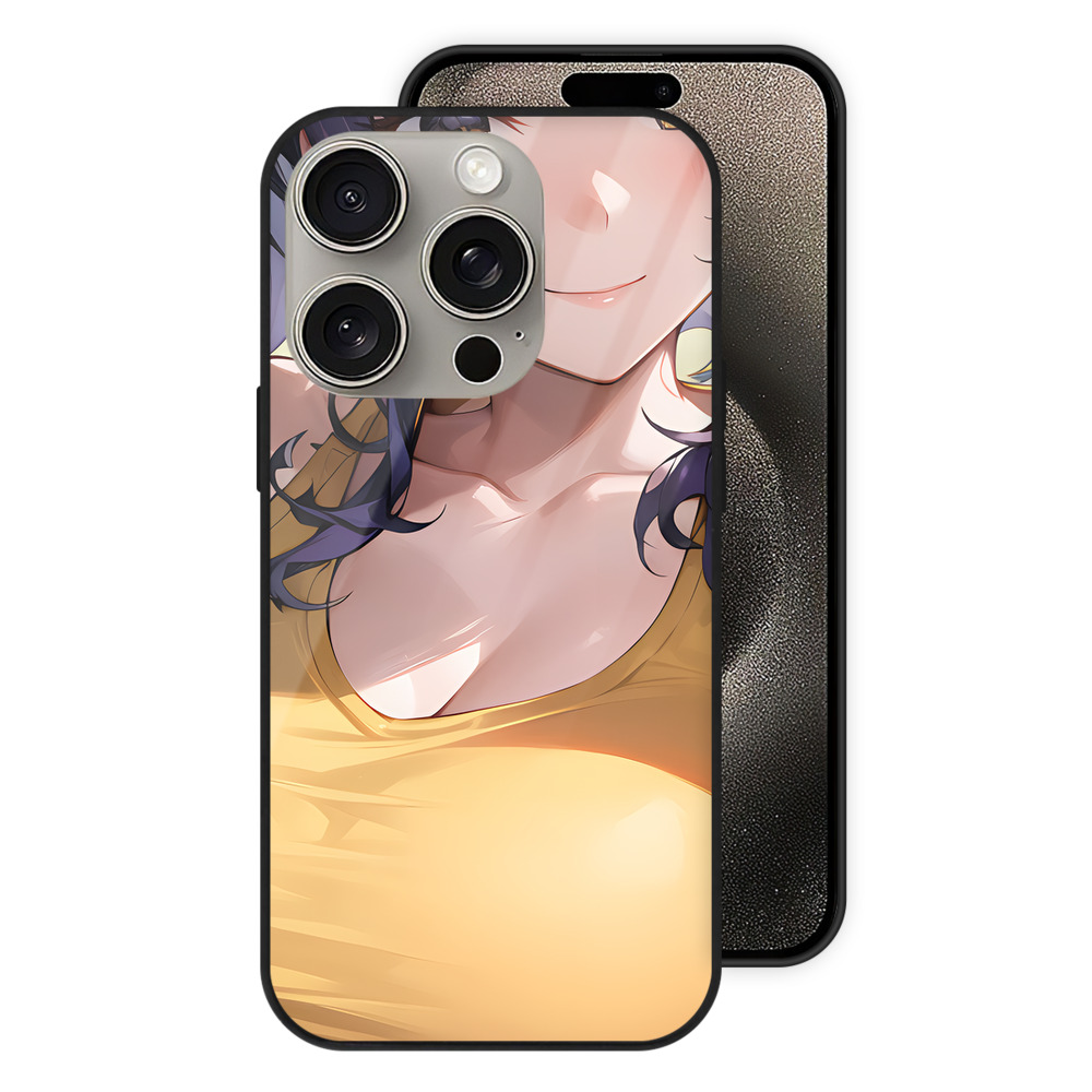 （画像用） EVA 新世紀エヴァンゲリオン 【iPhone15Pro対応】スマホケース 耐衝撃＆黄変防止 背面ガラス