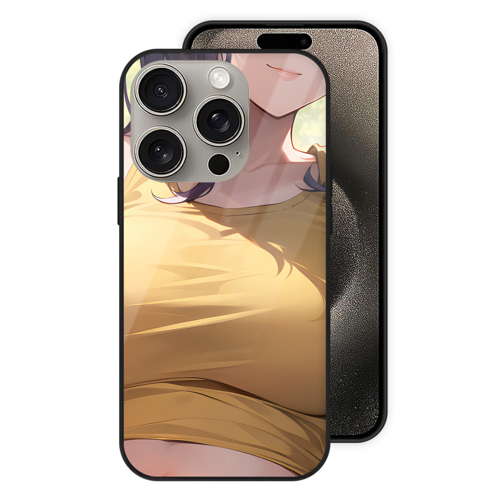 （画像用） EVA 新世紀エヴァンゲリオン 【iPhone15Pro対応】スマホケース 耐衝撃＆黄変防止 背面ガラス
