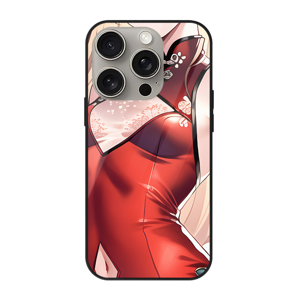 （画像用） EVA 新世紀エヴァンゲリオン 【iPhone15Pro対応】スマホケース 耐衝撃＆黄変防止 背面ガラス