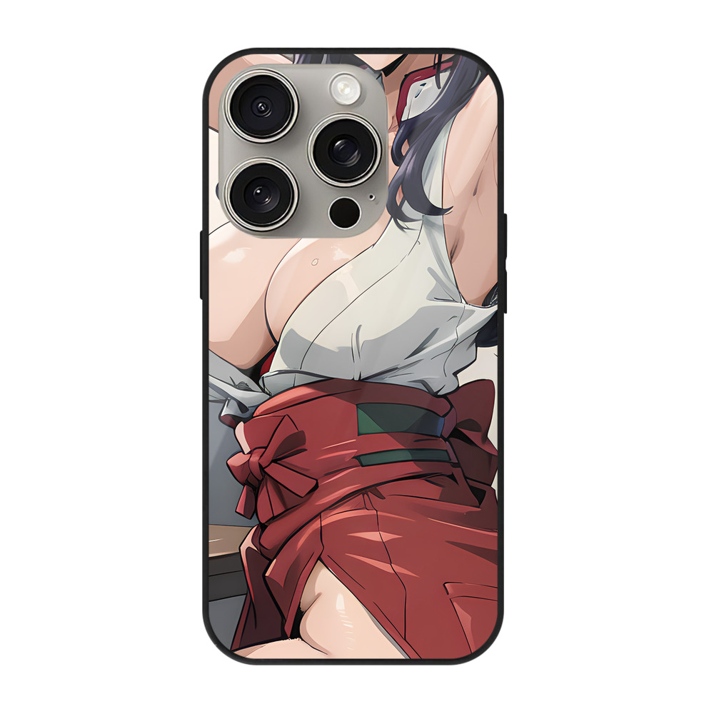 （画像用） EVA 新世紀エヴァンゲリオン 【iPhone15Pro対応】スマホケース 耐衝撃＆黄変防止 背面ガラス