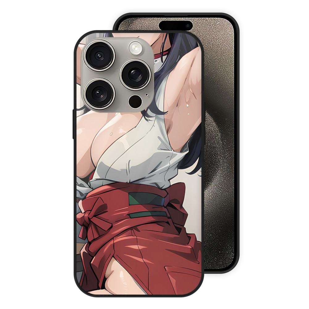 （画像用） EVA 新世紀エヴァンゲリオン 【iPhone15Pro対応】スマホケース 耐衝撃＆黄変防止 背面ガラス