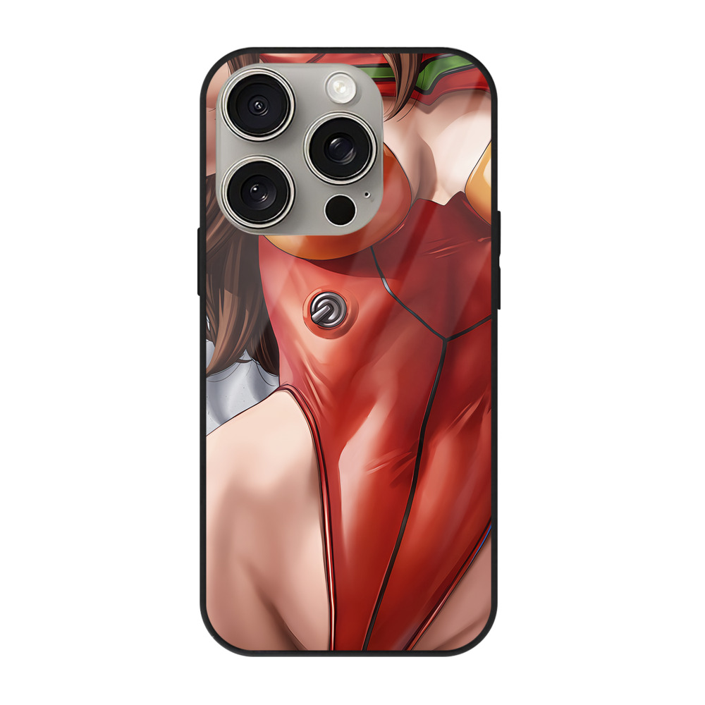 （画像用） EVA 新世紀エヴァンゲリオン 【iPhone15Pro対応】スマホケース 耐衝撃＆黄変防止 背面ガラス