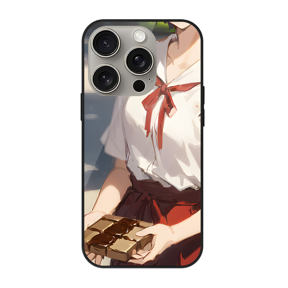 （画像用） EVA 新世紀エヴァンゲリオン 【iPhone15Pro対応】スマホケース 耐衝撃＆黄変防止 背面ガラス