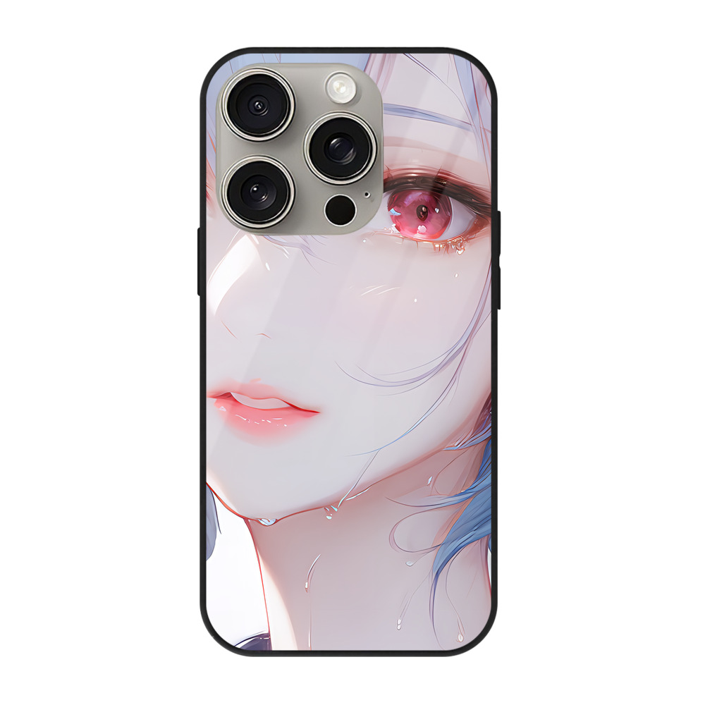 （画像用） EVA 新世紀エヴァンゲリオン 【iPhone15Pro対応】スマホケース 耐衝撃＆黄変防止 背面ガラス