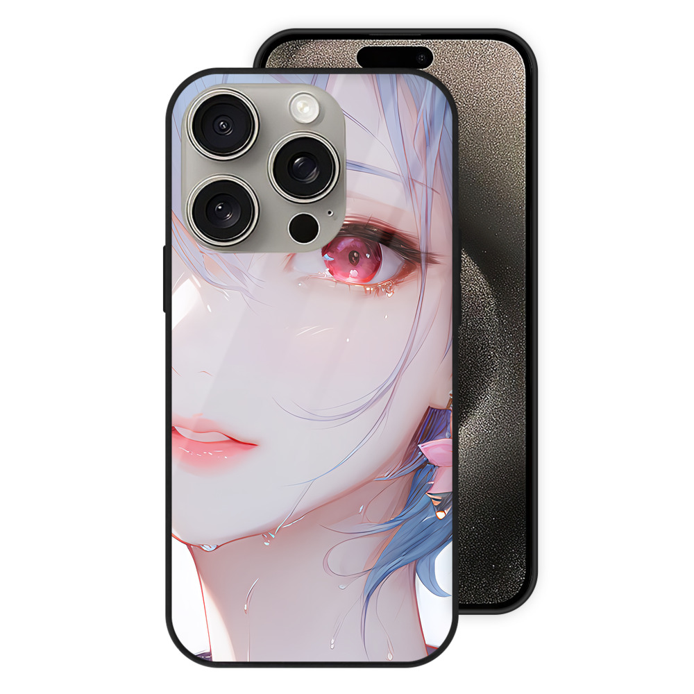 （画像用） EVA 新世紀エヴァンゲリオン 【iPhone15Pro対応】スマホケース 耐衝撃＆黄変防止 背面ガラス