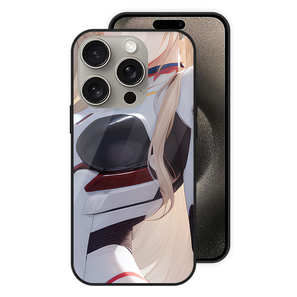（画像用） EVA 新世紀エヴァンゲリオン 【iPhone15Pro対応】スマホケース 耐衝撃＆黄変防止 背面ガラス