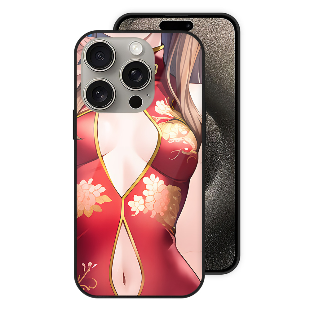 （画像用） EVA 新世紀エヴァンゲリオン 【iPhone15Pro対応】スマホケース 耐衝撃＆黄変防止 背面ガラス