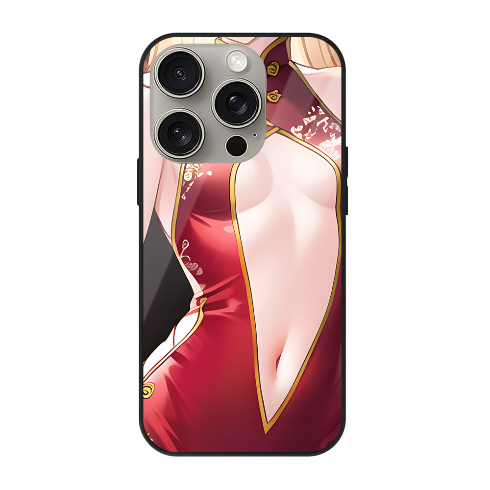 （画像用） EVA 新世紀エヴァンゲリオン 【iPhone15Pro対応】スマホケース 耐衝撃＆黄変防止 背面ガラス
