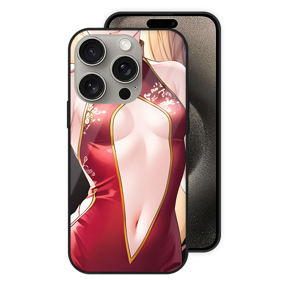 （画像用） EVA 新世紀エヴァンゲリオン 【iPhone15Pro対応】スマホケース 耐衝撃＆黄変防止 背面ガラス