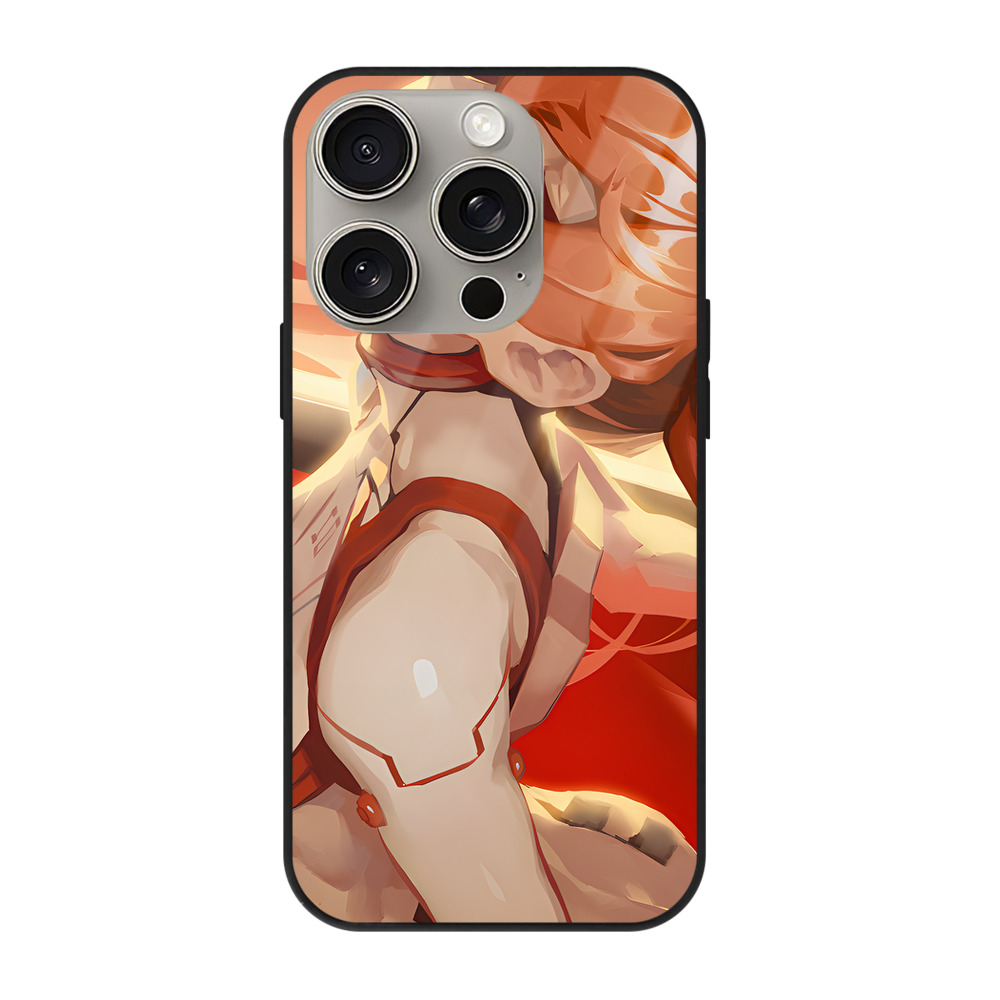 （画像用） EVA 新世紀エヴァンゲリオン 【iPhone15Pro対応】スマホケース 耐衝撃＆黄変防止 背面ガラス