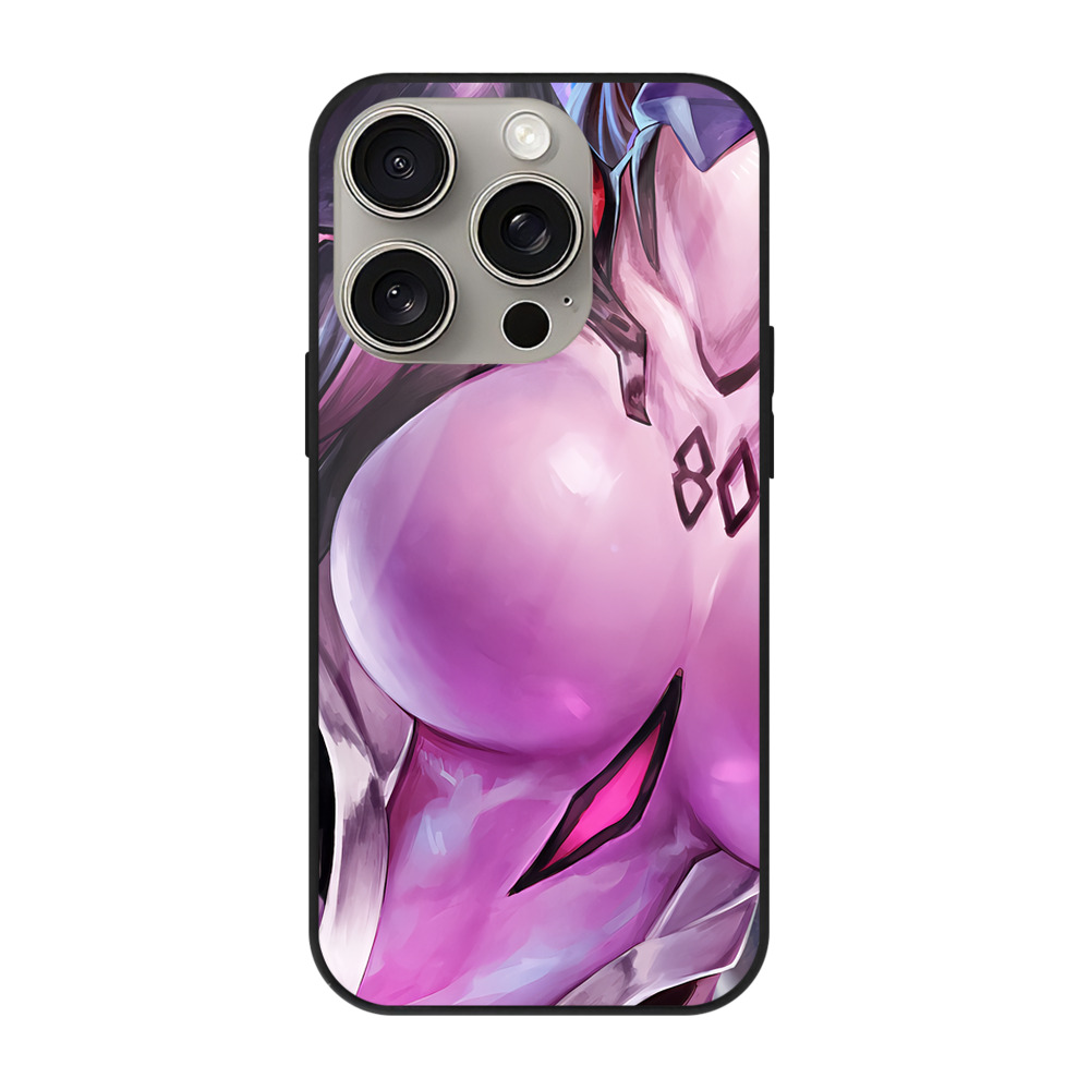 （画像用） EVA 新世紀エヴァンゲリオン 【iPhone15Pro対応】スマホケース 耐衝撃＆黄変防止 背面ガラス