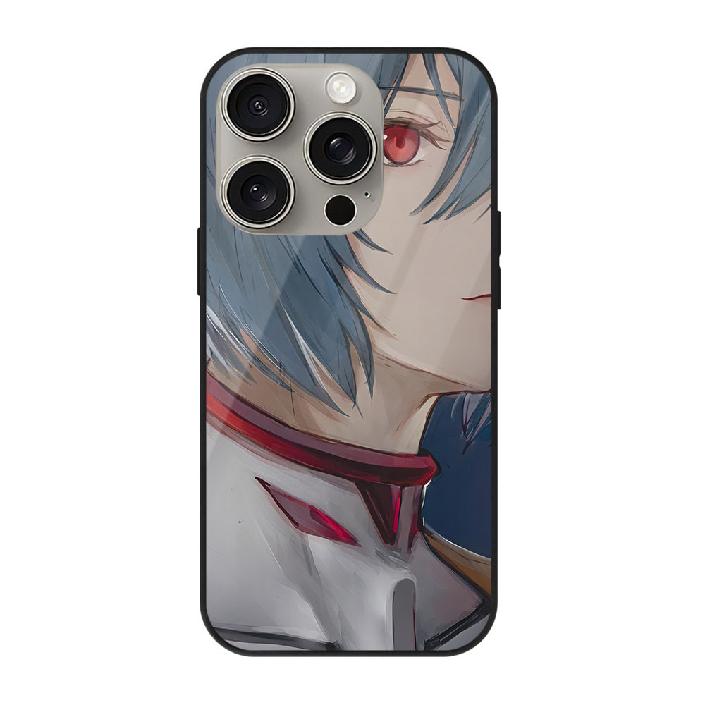 （画像用） EVA 新世紀エヴァンゲリオン 【iPhone15Pro対応】スマホケース 耐衝撃＆黄変防止 背面ガラス