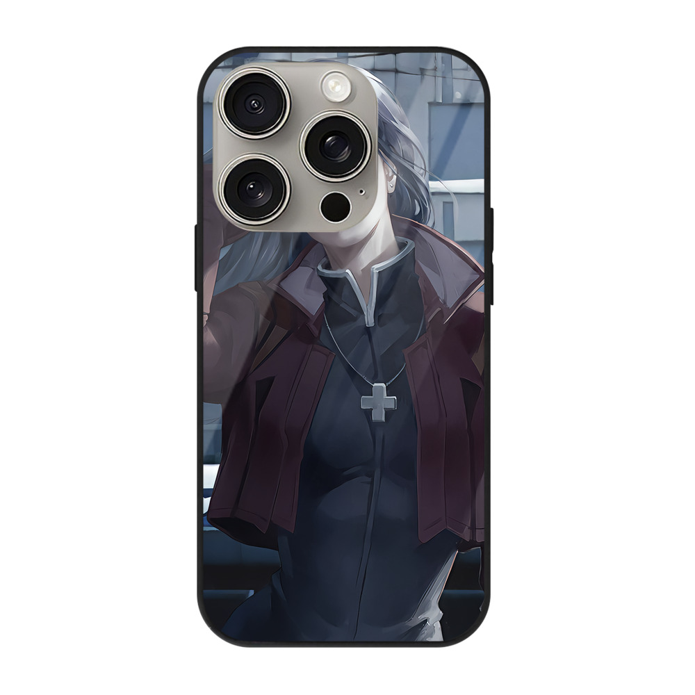 （画像用） EVA 新世紀エヴァンゲリオン 【iPhone15Pro対応】スマホケース 耐衝撃＆黄変防止 背面ガラス