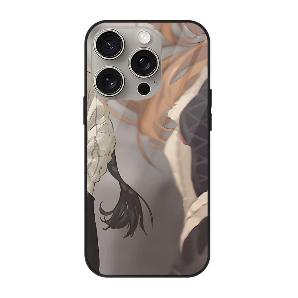 （画像用） EVA 新世紀エヴァンゲリオン 【iPhone15Pro対応】スマホケース 耐衝撃＆黄変防止 背面ガラス