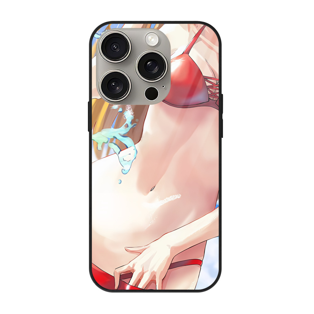 （画像用） EVA 新世紀エヴァンゲリオン 【iPhone15Pro対応】スマホケース 耐衝撃＆黄変防止 背面ガラス