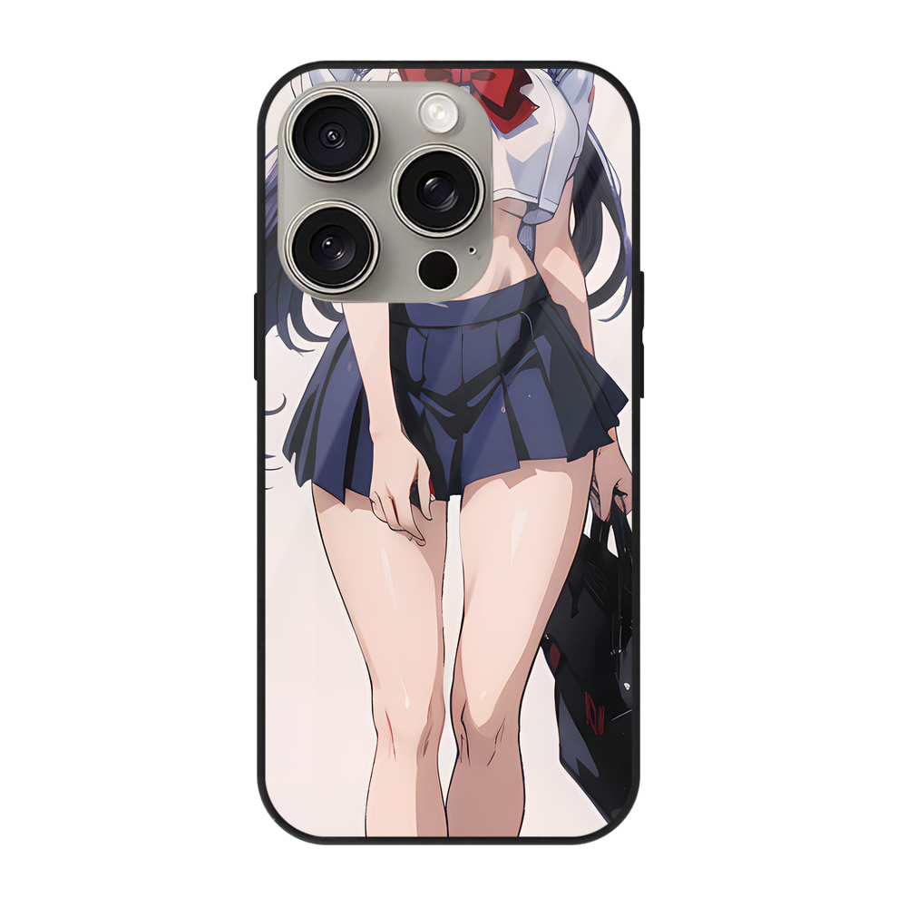 （画像用） EVA 新世紀エヴァンゲリオン 【iPhone15Pro対応】スマホケース 耐衝撃＆黄変防止 背面ガラス