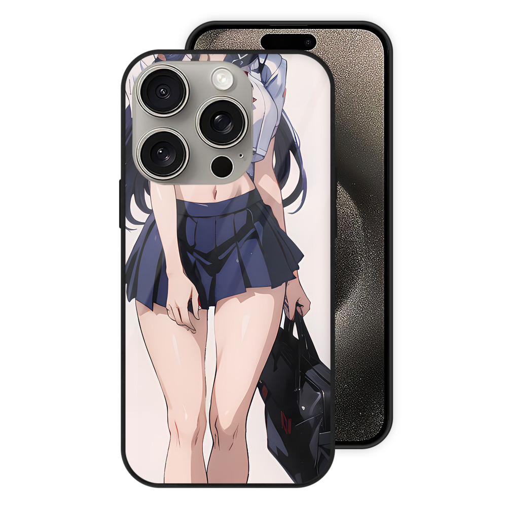 （画像用） EVA 新世紀エヴァンゲリオン 【iPhone15Pro対応】スマホケース 耐衝撃＆黄変防止 背面ガラス