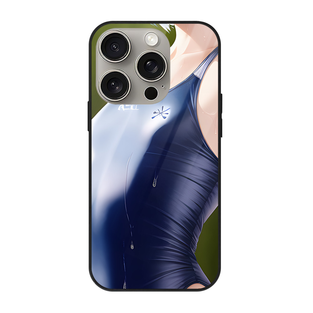 （画像用） EVA 新世紀エヴァンゲリオン 【iPhone15Pro対応】スマホケース 耐衝撃＆黄変防止 背面ガラス