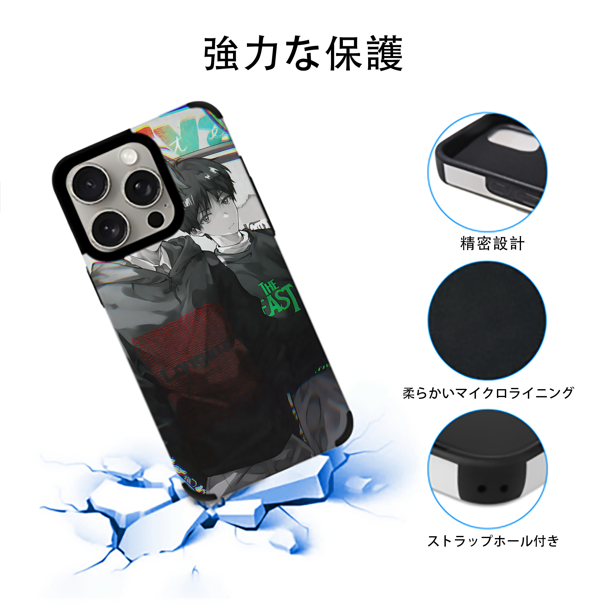 EVA 新世紀エヴァンゲリオン 【iPhone15ProMax対応】 PUレザー スマホケース 耐衝撃＆黄変防止