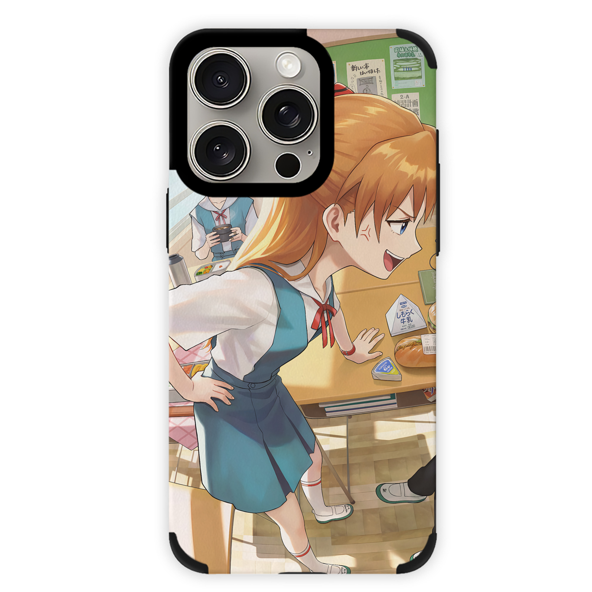 （画像用） EVA 新世紀エヴァンゲリオン 【iPhone15ProMax対応】 PUレザー スマホケース 耐衝撃＆黄変防止