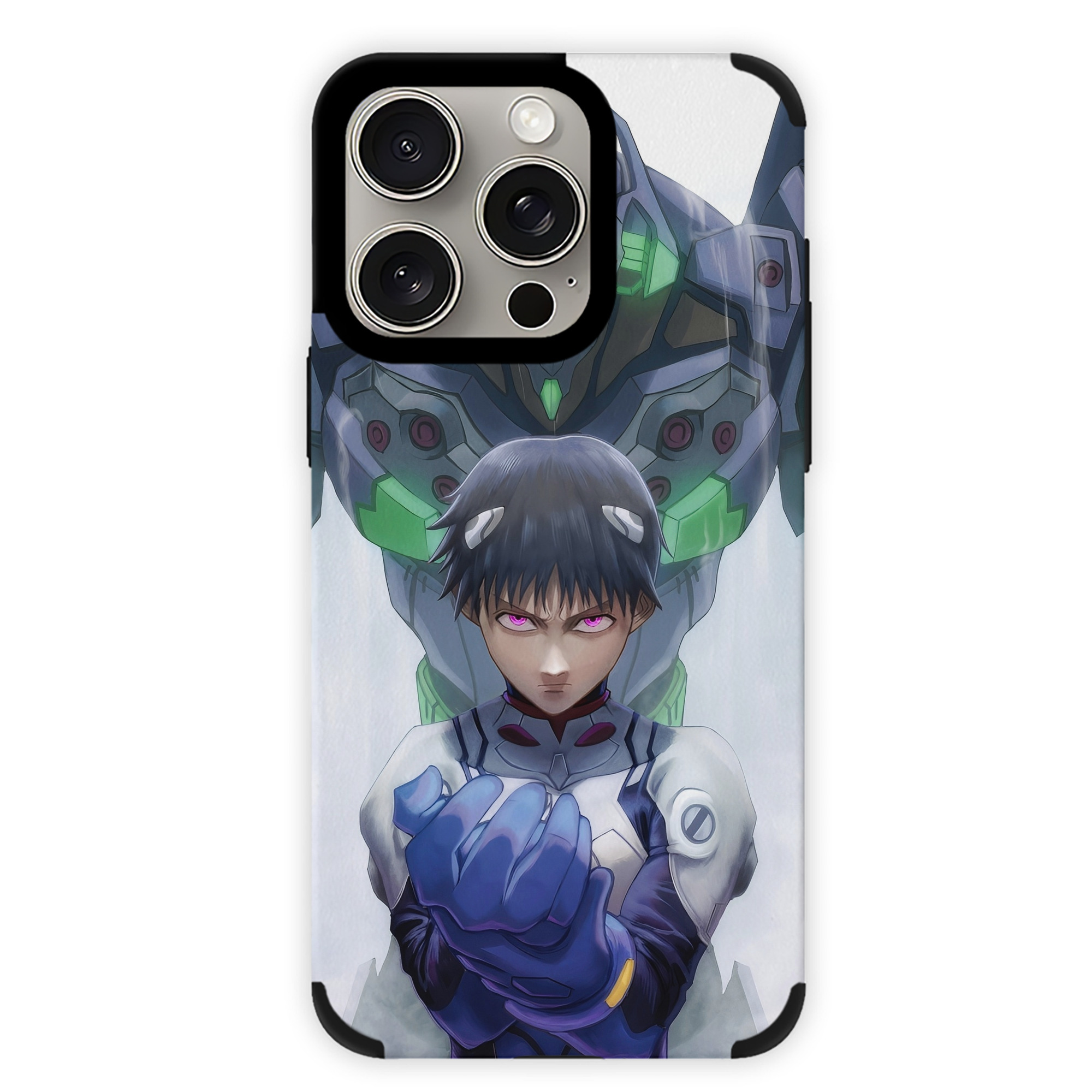 （画像用） EVA 新世紀エヴァンゲリオン 【iPhone15ProMax対応】 PUレザー スマホケース 耐衝撃＆黄変防止