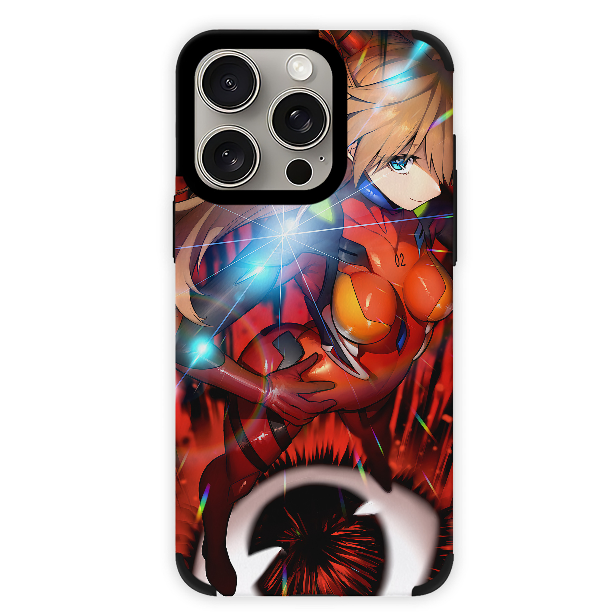 （画像用） EVA 新世紀エヴァンゲリオン 【iPhone15ProMax対応】 PUレザー スマホケース 耐衝撃＆黄変防止