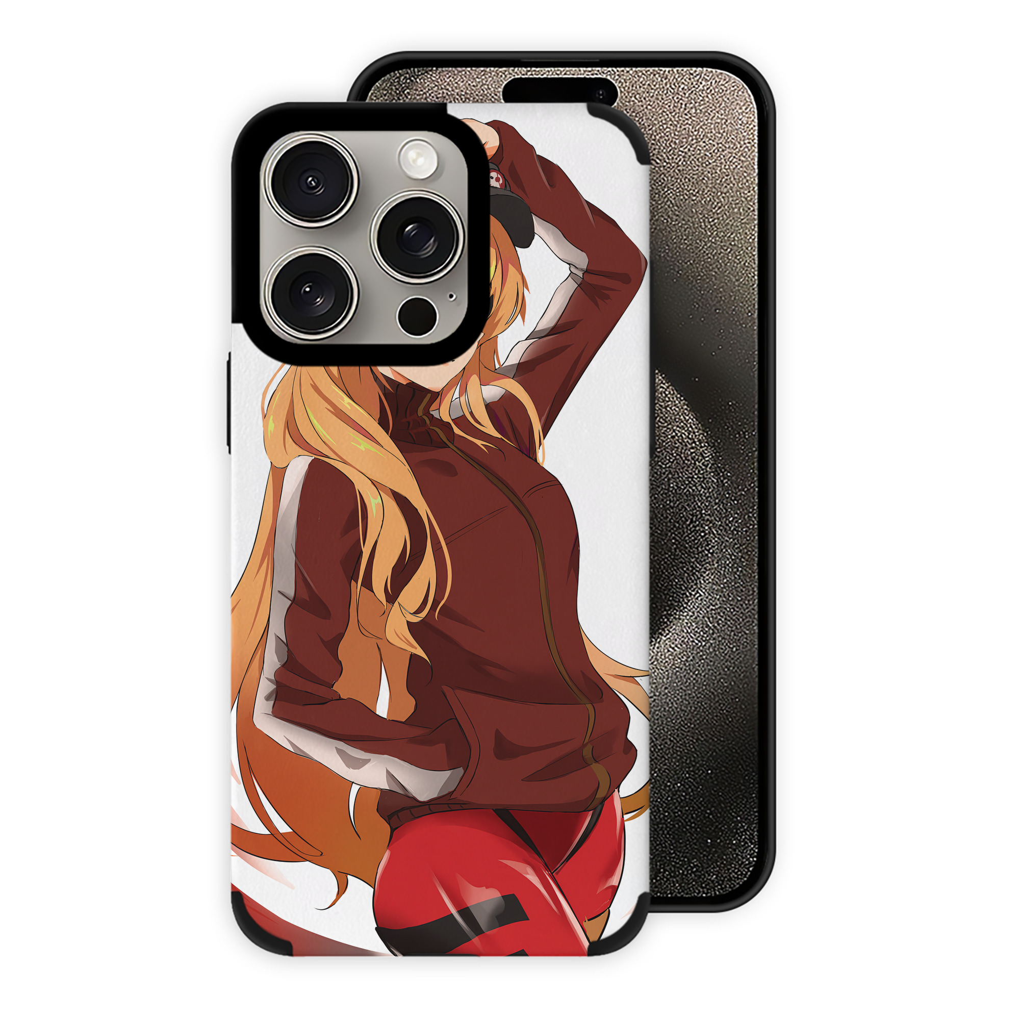 （画像用） EVA 新世紀エヴァンゲリオン 【iPhone15ProMax対応】 PUレザー スマホケース 耐衝撃＆黄変防止