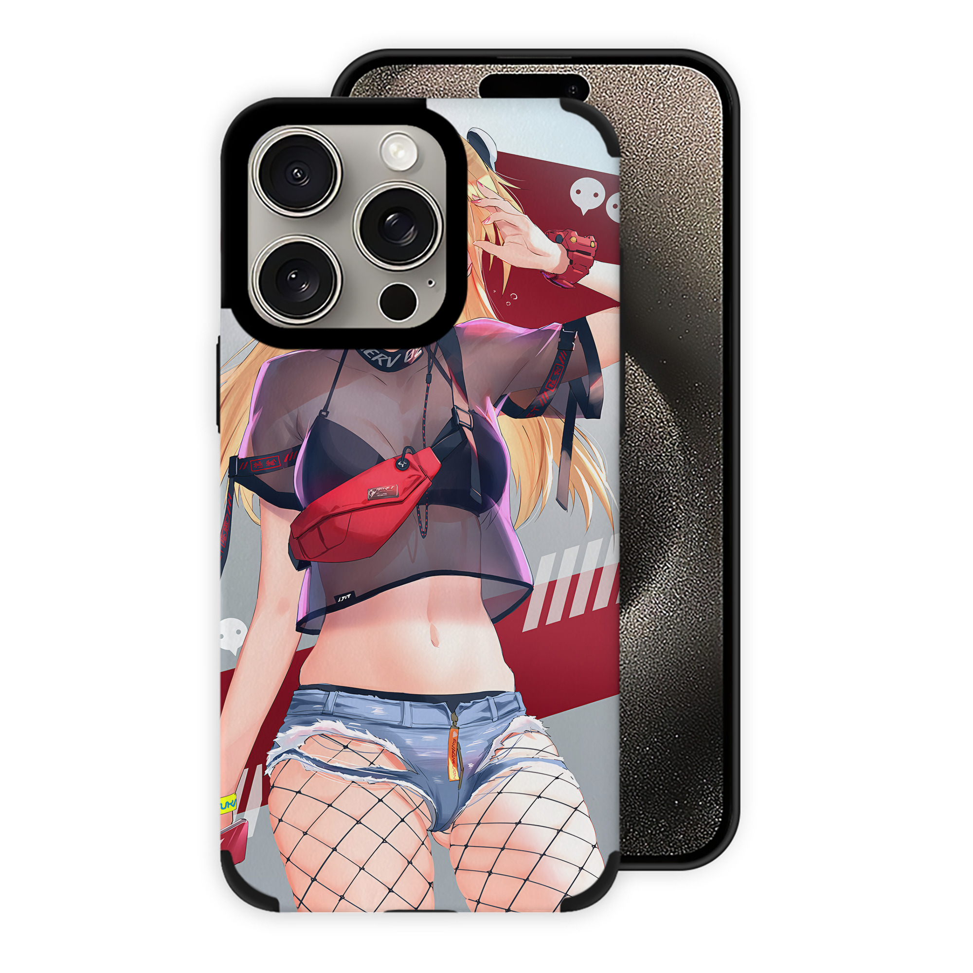 （画像用） EVA 新世紀エヴァンゲリオン 【iPhone15ProMax対応】 PUレザー スマホケース 耐衝撃＆黄変防止