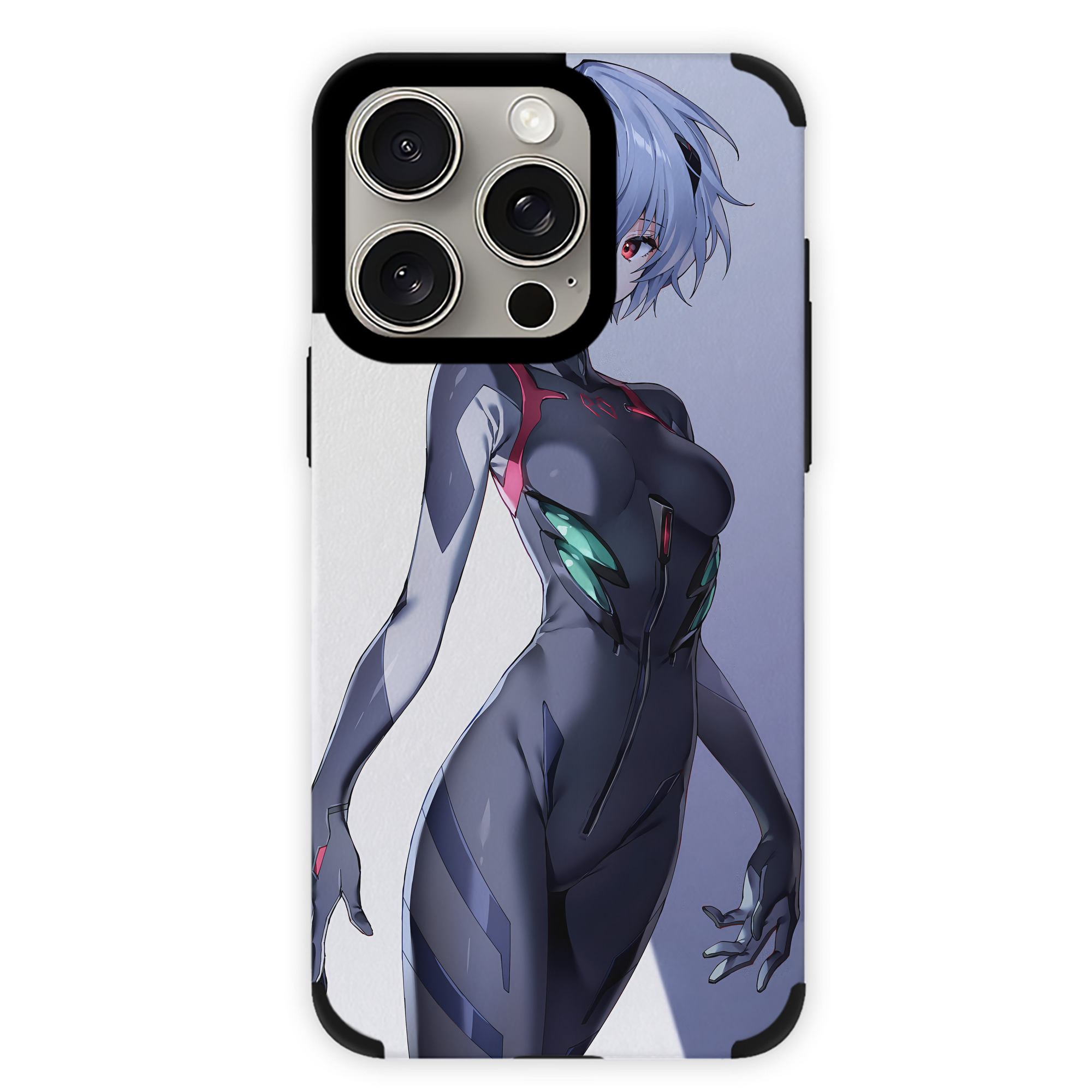 （画像用） EVA 新世紀エヴァンゲリオン 【iPhone15ProMax対応】 PUレザー スマホケース 耐衝撃＆黄変防止