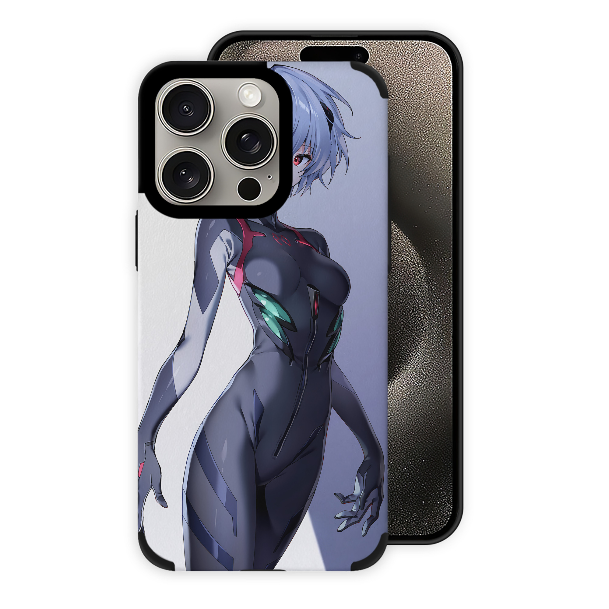 （画像用） EVA 新世紀エヴァンゲリオン 【iPhone15ProMax対応】 PUレザー スマホケース 耐衝撃＆黄変防止