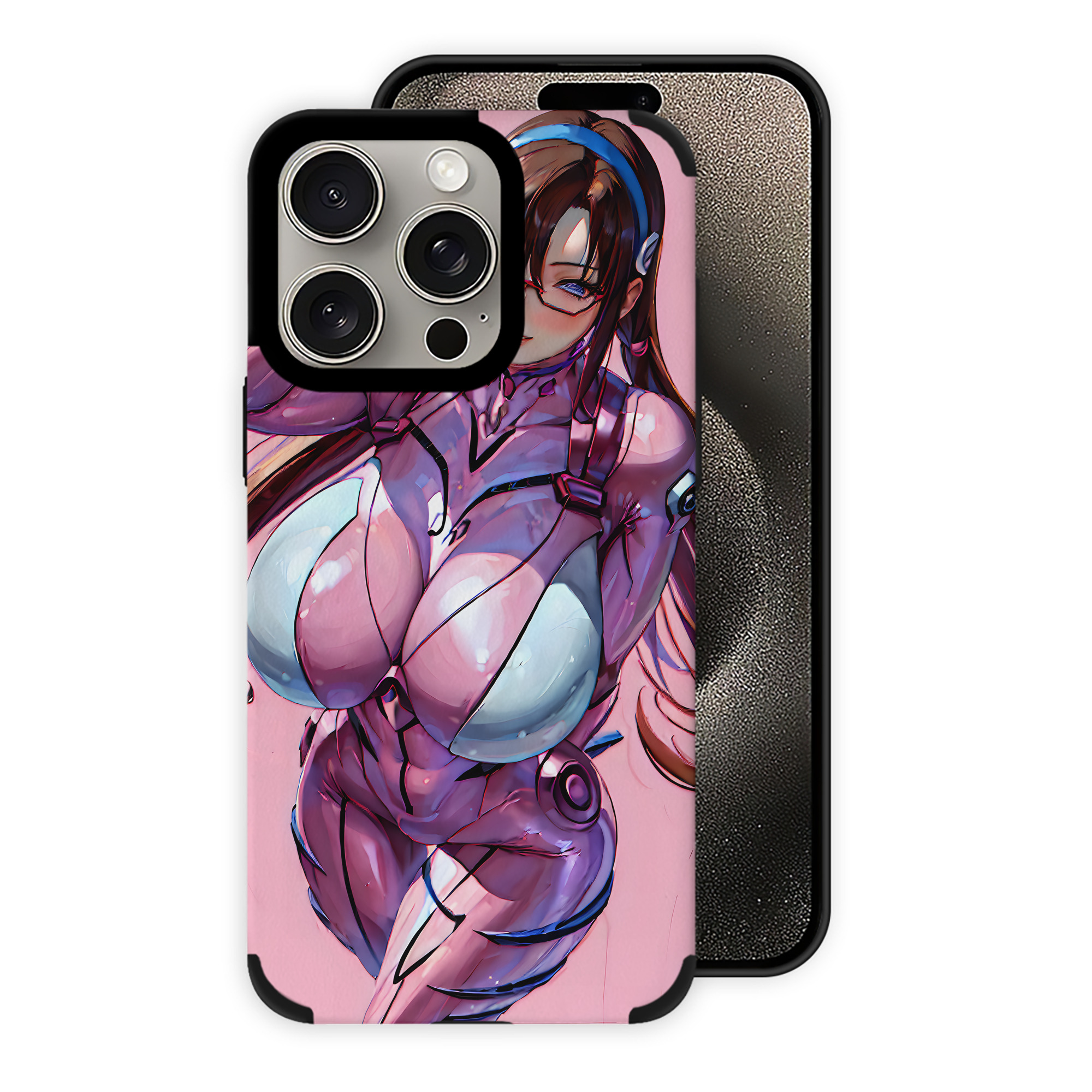（画像用） EVA 新世紀エヴァンゲリオン 【iPhone15ProMax対応】 PUレザー スマホケース 耐衝撃＆黄変防止