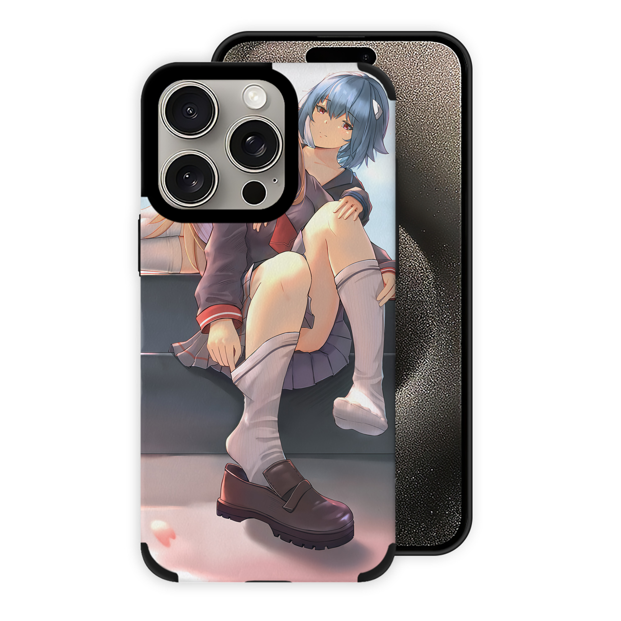 （画像用） EVA 新世紀エヴァンゲリオン 【iPhone15ProMax対応】 PUレザー スマホケース 耐衝撃＆黄変防止