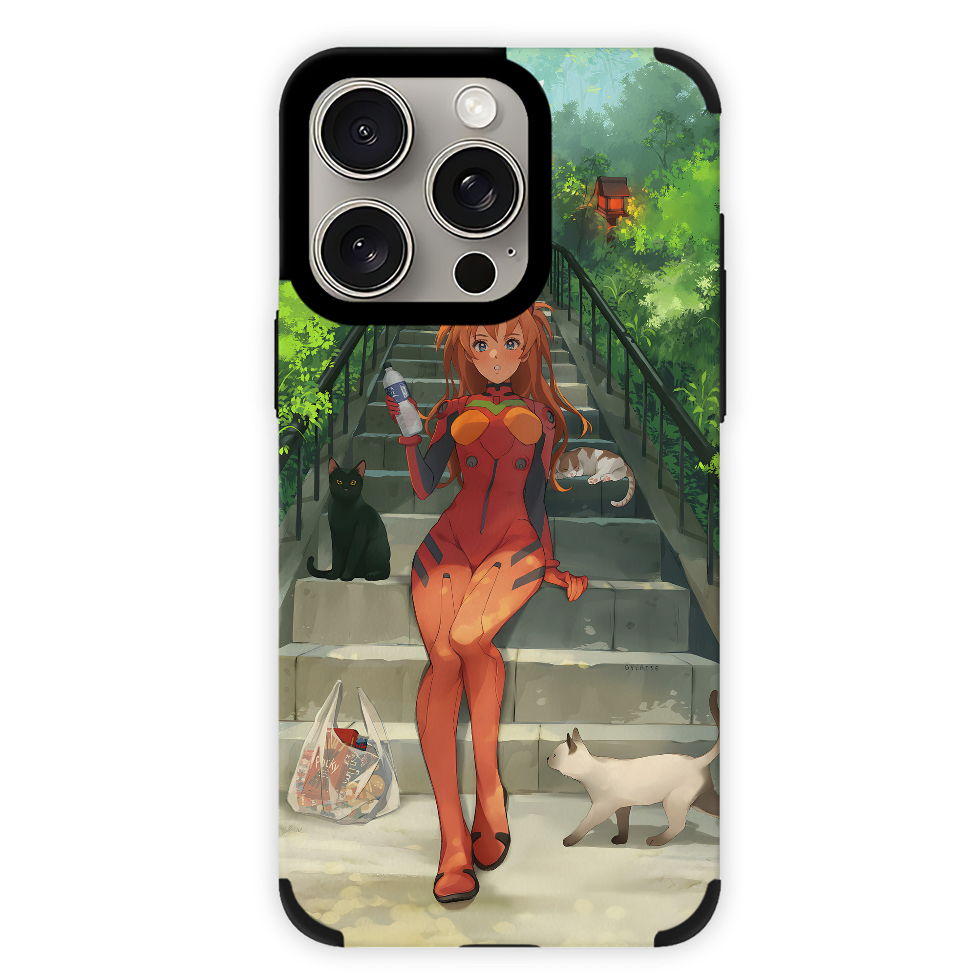 （画像用） EVA 新世紀エヴァンゲリオン 【iPhone15ProMax対応】 PUレザー スマホケース 耐衝撃＆黄変防止