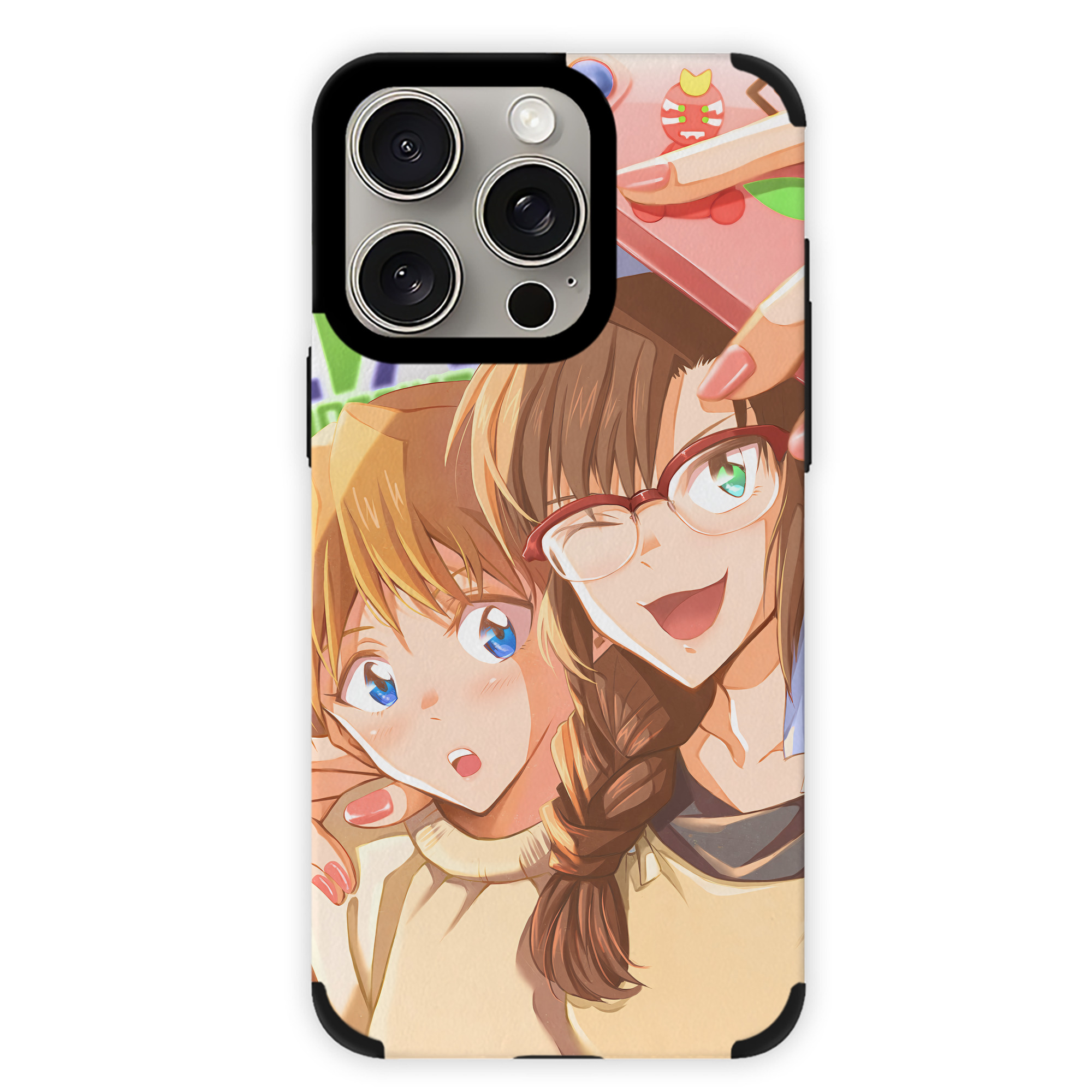 （画像用） EVA 新世紀エヴァンゲリオン 【iPhone15ProMax対応】 PUレザー スマホケース 耐衝撃＆黄変防止