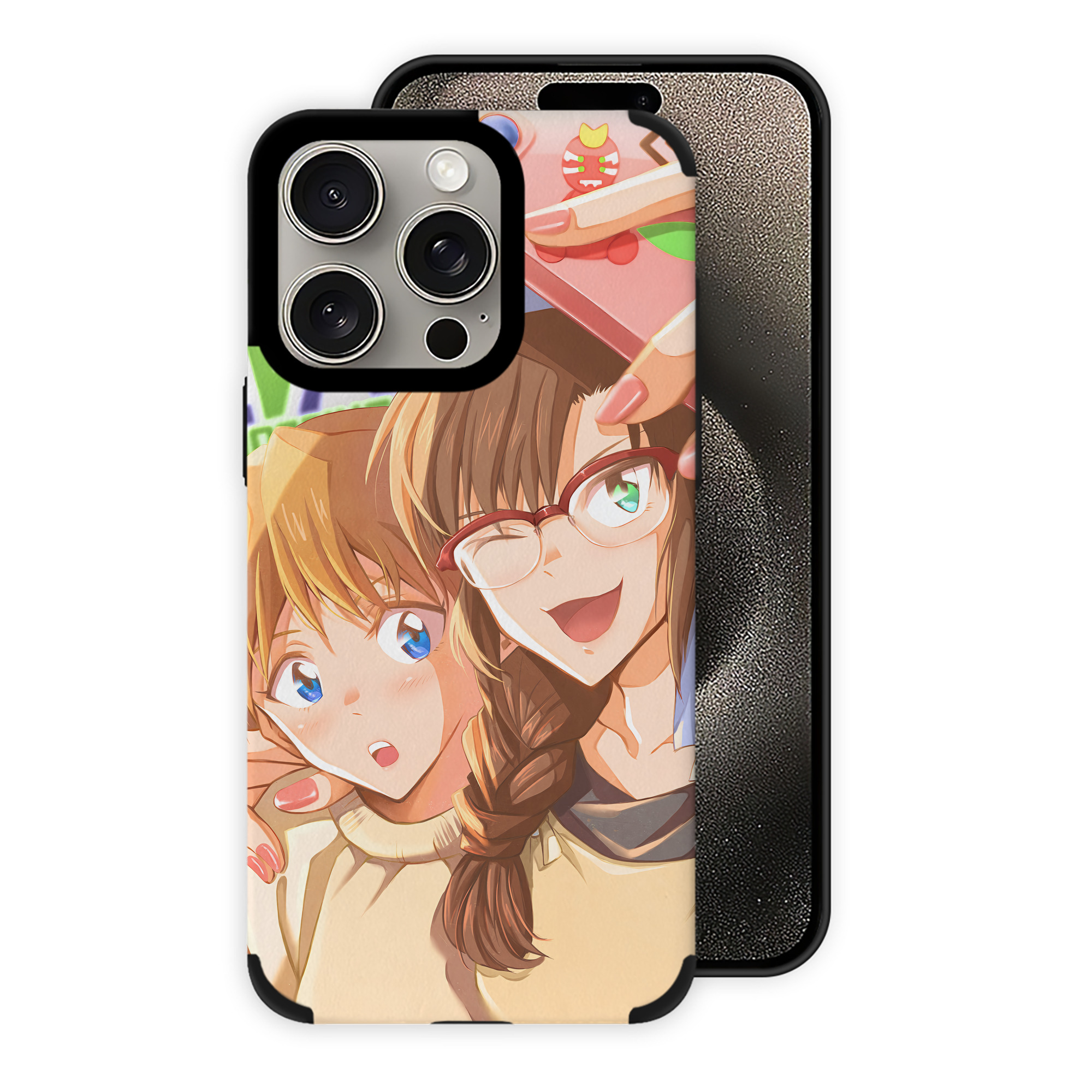（画像用） EVA 新世紀エヴァンゲリオン 【iPhone15ProMax対応】 PUレザー スマホケース 耐衝撃＆黄変防止
